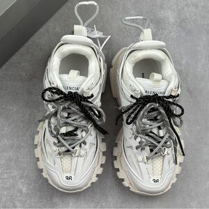 Balenciaga White and Black Chunky Sneakers